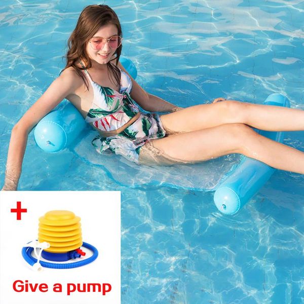 

life vest & buoy inflatable pool float swimming mattress water hammock recliner sea chair party toy lounge bed for ring