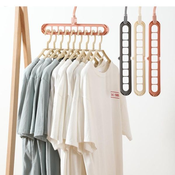 

hangers & racks rotating organizer clothinges drying circle support folding closet space multiport multi function 9 hole saving