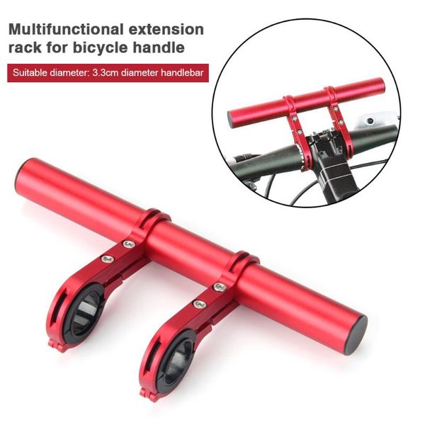 

car & truck racks 20cm bicycle handlebar extender carbon tube mtb bike cycling headlight bracket lamp holder outdoor parts