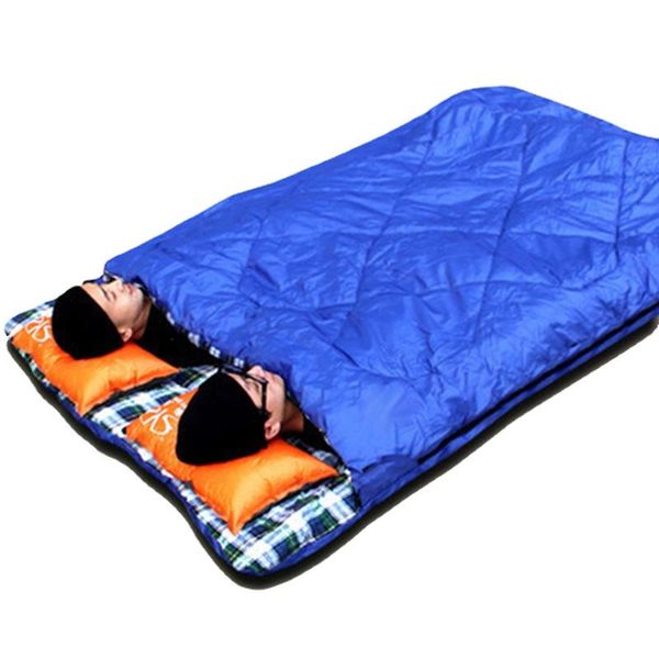 

sleeping bags double camping bag outdoor travel warm weather use saco de dormir hiking