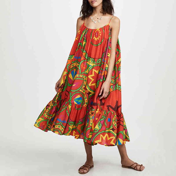 

summer sleeveless print for women off shoulder hit color oversized bandage midi es female fashion, Black;gray