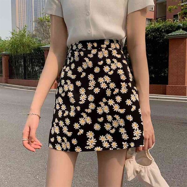 

harajuku korean style high waisted womens skirt cute mini black small daisy boho beach a line bag hip y2k size