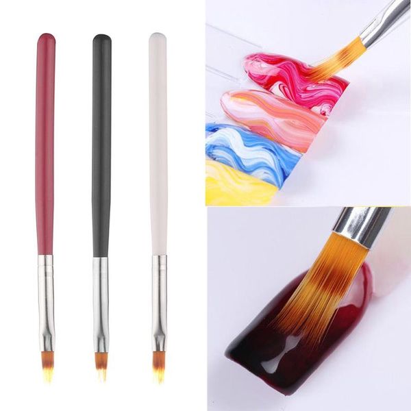 

nail art kits uv gel gradient painting pen drawing brush plastic handle manicure tool