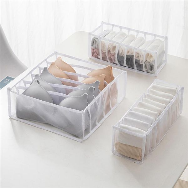 

storage drawers 3 pcs 6/7/11 grids underwear bra organizer box drawer closet organizers boxes for scarfs socks
