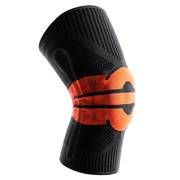 

fitness running cycling knee support braces elastic sport compression pad sleeve for basketball volleyball elbow & pads, Black;gray