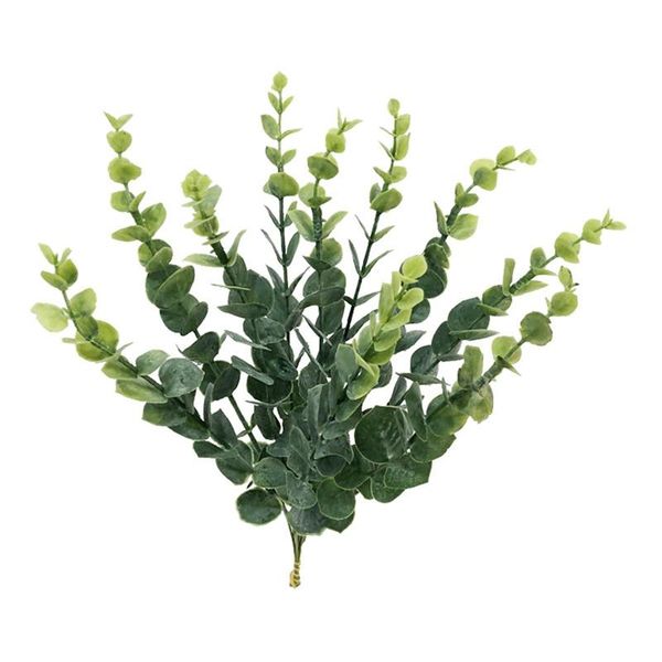 

decorative flowers & wreaths 30 pcs artificial eucalyptus leaves stem short branch faux leaf for wedding bouquet decorations