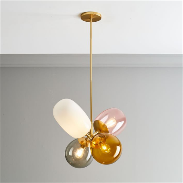 

postmodern personality children's room bedroom glass chandelier nordic creative dining warm model lamp pendant lamps