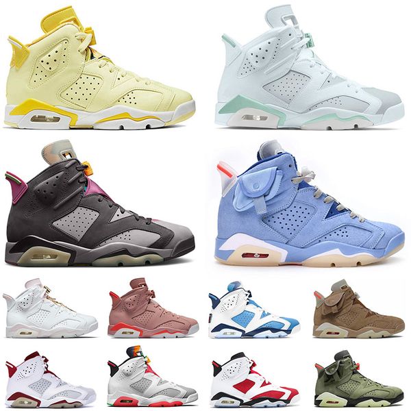

6 6s jumpman basketball shoes men women tiffany blue bordeaux unc british khaki gold hoops floral carmine 2021 sports sneakers trainer size