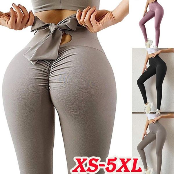 

yoga outfit pants women leggings for fitness polyester high waist long hip push up tights gym clothing