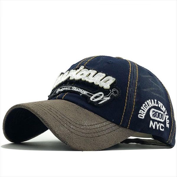 

womens mens outdoor cotton cap embroidered fishing baseball caps adjustable for summer male hats, Blue;gray