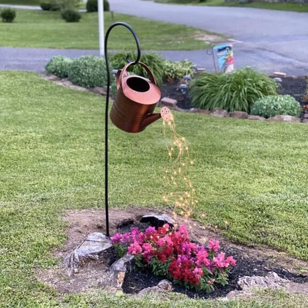 

garden decoration outdoor star type shower art light gardening lawn lamp solar led 2021 decorations