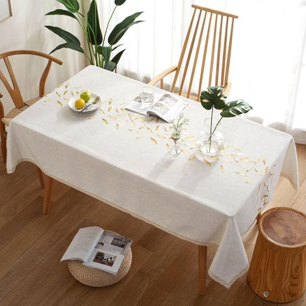 

table cloth decorative cotton linen lace tablecloth rectangular dining cover