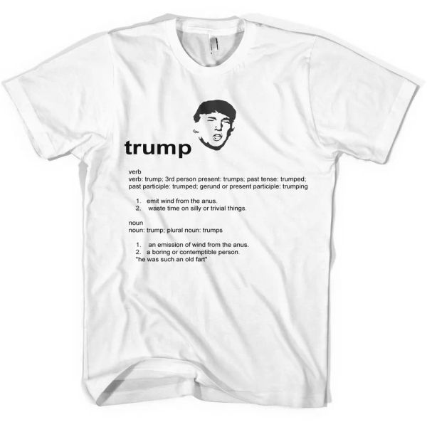 

donald trump dictionary meaning anti t-shirt all sizes colours, White;black