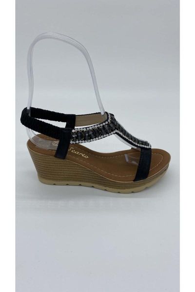 

sandals women's wedges rocky black