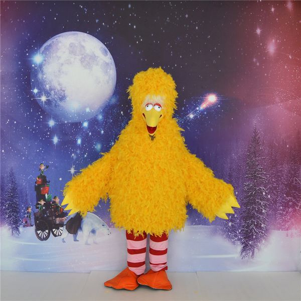 

mascot costumes yellow feather sponge body big bird mascot costumes funny mascots fancy dress theme mascotte carnival costume, Red;yellow