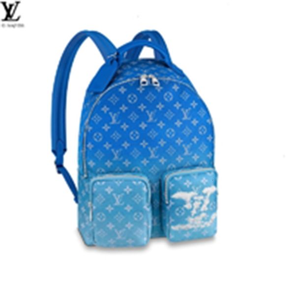 

backpacks brand multipocket designer oxidized luxury backpack 425v women m45441 backpack blue sky men and fashion white shows clouds series, Red;black