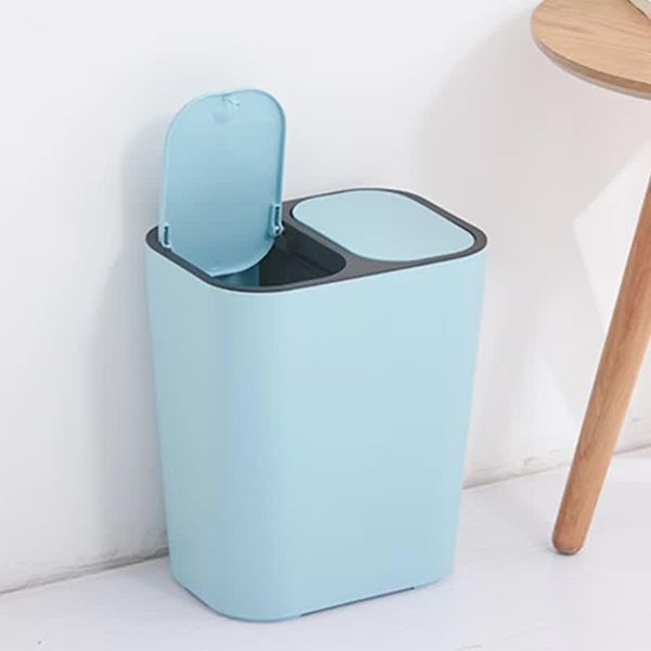 

waste bins europe garbage sorting trash bin for recycling plastic modern can standing poubelle de cuisine cleaning tools bd50wt