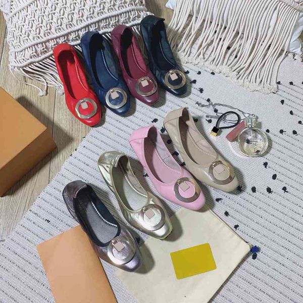 

ballet flat shoes women leather woman flat shoe fashion chaussures size 35-41, Black