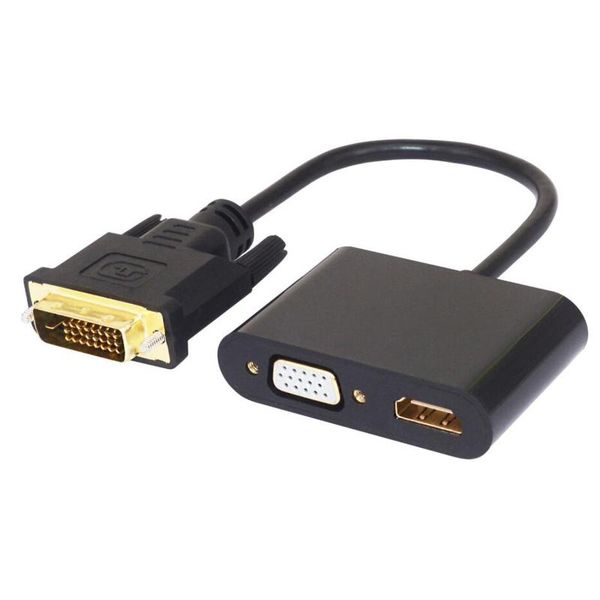 

splitter dvi to vga converter in vga+ video for pc lapmonitor cables & connectors