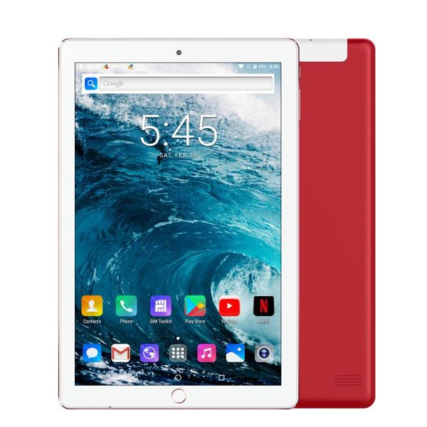 

tablet pc 2021 10.1 inch 6g+128gb google android 9.0 dual sim 4g phone call gps wifi bluetooth screen tablets