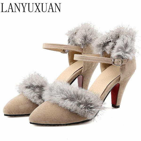 

big size 33-43 fashion party shoes woman high heels summer pumps ankle strap sandals women s-16, Black