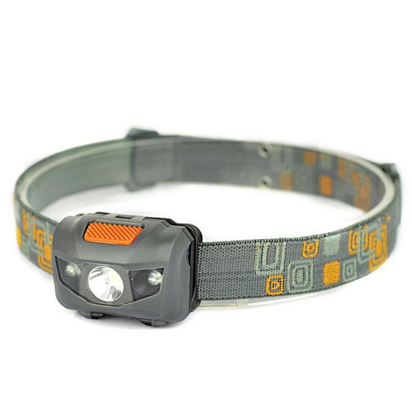 

headlamps mini headlamp 4 mode lightweight waterproof led head light camping lamp travel hike headlight 3* battery