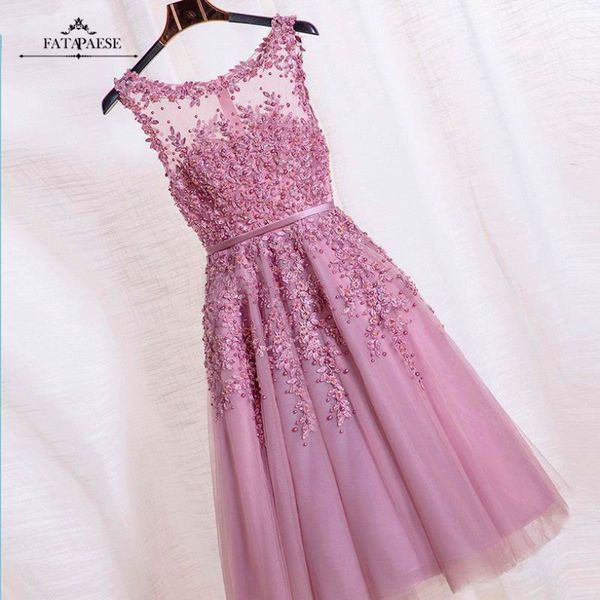 

cocktail dresses dusty rose sweetheart lace beaded pearls short party dress appliques maxi floral homcoming dress invisable zipper in stock, Black