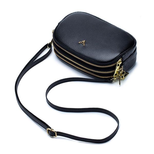 

genuine leather crossbody bag clutch style fashion trend women messenger dual purpose leisure shoulder bags
