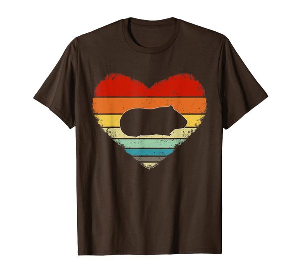 

guinea pig shirt, retro vintage love heart valentine t-shirt, White;black