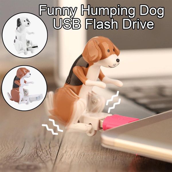 

funny humping dog usb flash drive swing buttock when using novelty usb2.0 cute mini stray spot toys gift for friends hubs