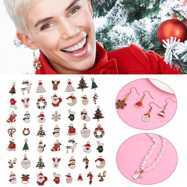 

charms christmas diy jewelry snowman and elk hanging ornaments xmas tree decoration enamel pendants, Bronze;silver