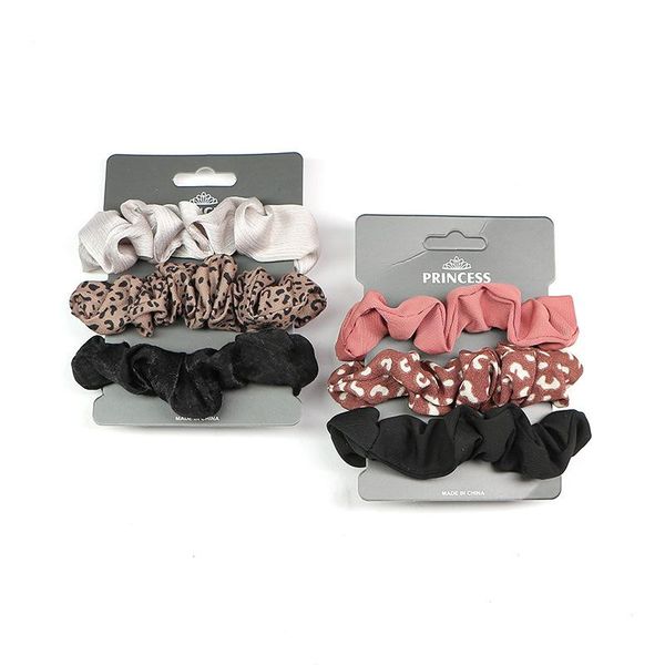 

pc set solid color hair scrunchies holder headband accessories
