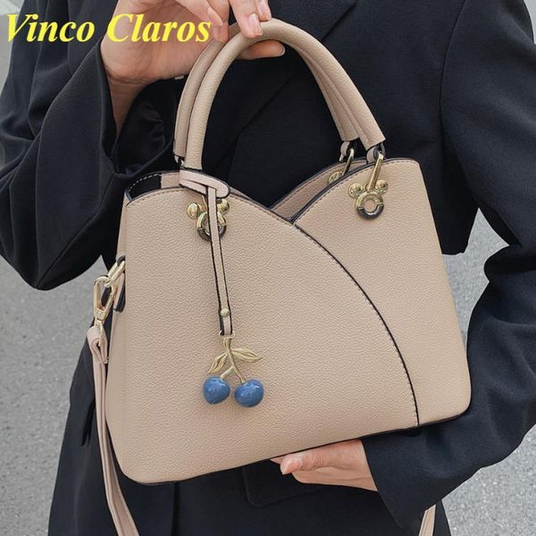 Borse da sera Borse di lusso in pelle PU con ciondoli Borsa a tracolla da donna di alta qualità Borsa a tracolla grande con tracolla Designer Sac A Main Tote Brand