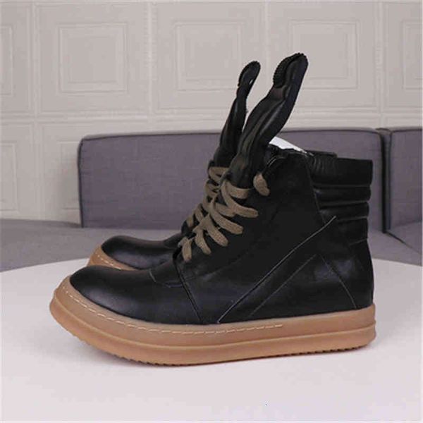

boots winter for men thick sole black genuine leather 's platform 19#27/20d50 tb3k