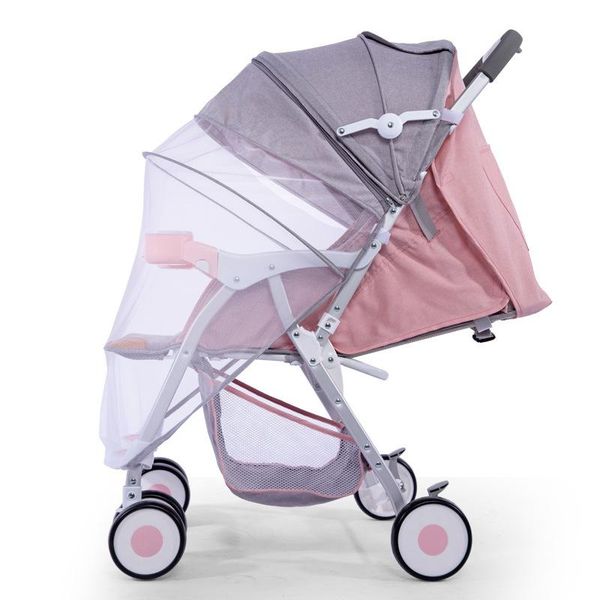 

ultra-light convenient aluminum stroller collapsiblecan lie flat four-season universal born trolley baby stroler strollers#