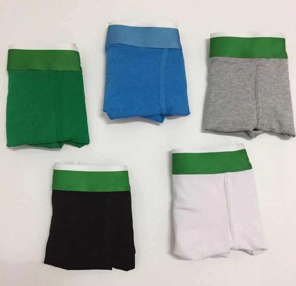 

size -2xl 5pcs/lot designer men's underpants boxer crocodile cotton underwear briefs shorts male, Black;white