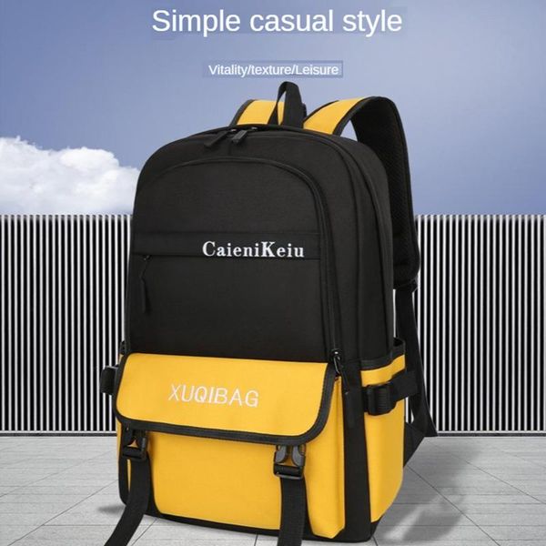 

backpack universal outdoor tourism hiking waterproof fashion oxford polyester multi-layer zipper large capacity lapbags