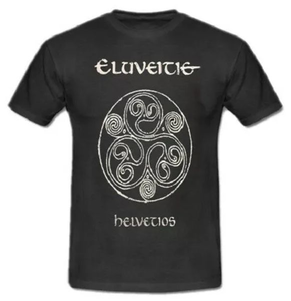

Eluveitie t-shirt shirt Rock Band registered and approved music shirt, White;black
