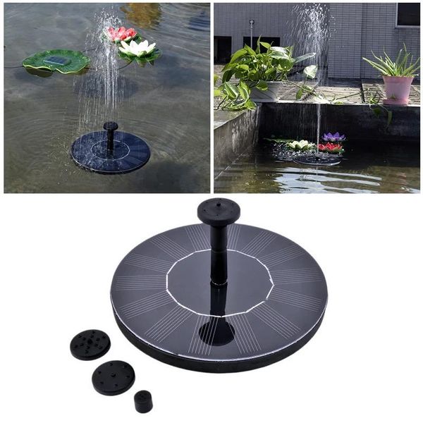 

7v/1w solar fountain water pumps powered fountains waterfalls floating pump for birdbath pool pond garden decorative decorations