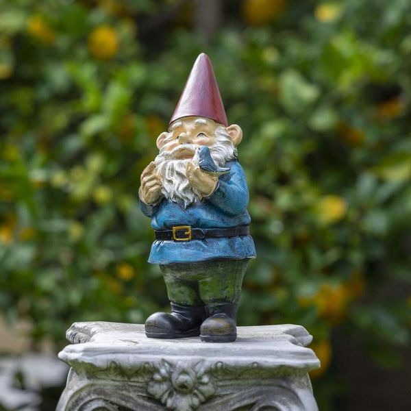 

decorative objects & figurines resin naughty garden gnome decoration 5 inch statue white old man courtyard park villa home decoartion qe