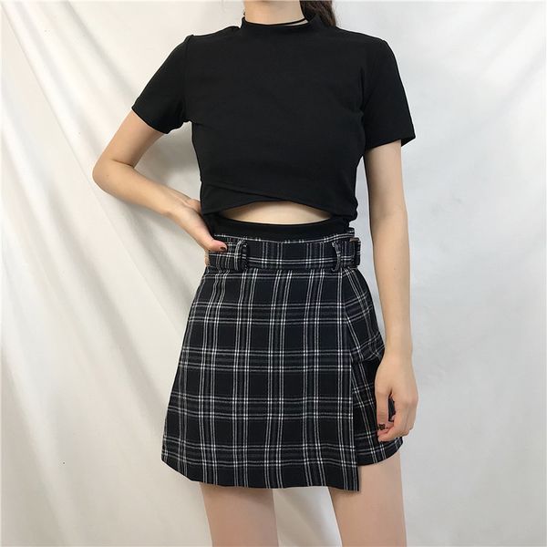 

casual dresses women autumn preppy style fashion large size women summer fashion skirt harajuku gothic empire skirt wgbsq037 qlm, Black;gray