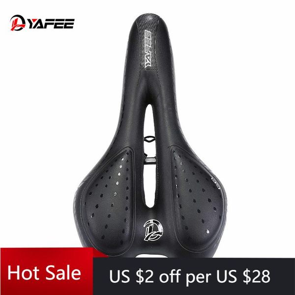 

bike saddles bicycle saddle sponge cushion pu leather surface silica filled gel comfortable mountain cycling seat shockproof cycle accessory