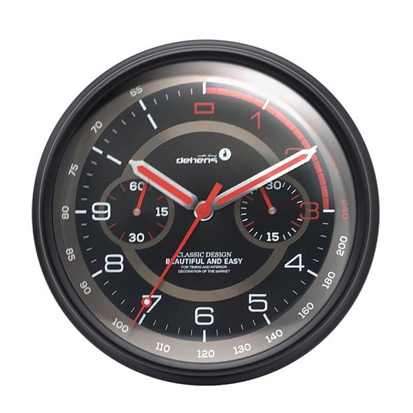 

wall clocks creative large clock modern design metal car dashboard home decor silent watches living room decoration gift