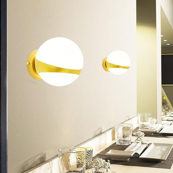 

wall lamp creative simplicity nordic bedroom bed header ball lamps personality modern el street storefront decorative