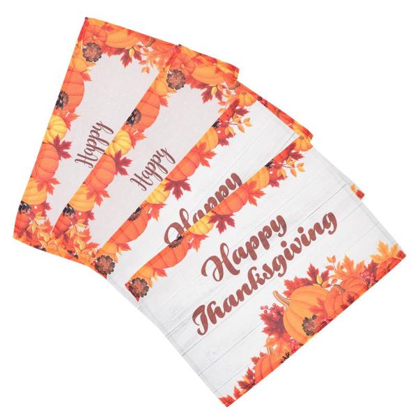 

mats & pads 4pcs household thanksgiving style placemats decorative table(assorted color)