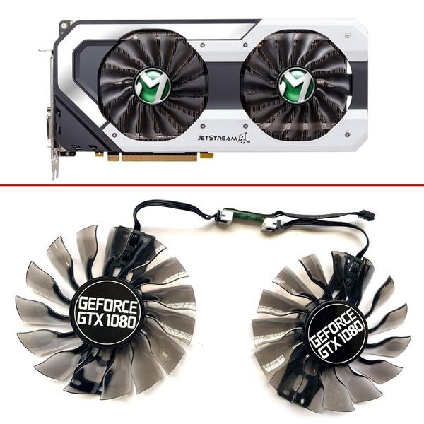 

ga92s2h 4pin gpu cooling fan compatible for maxsun gtx 960 970 palit gtx1080 super jetstream gtx1060 replace fans & coolings