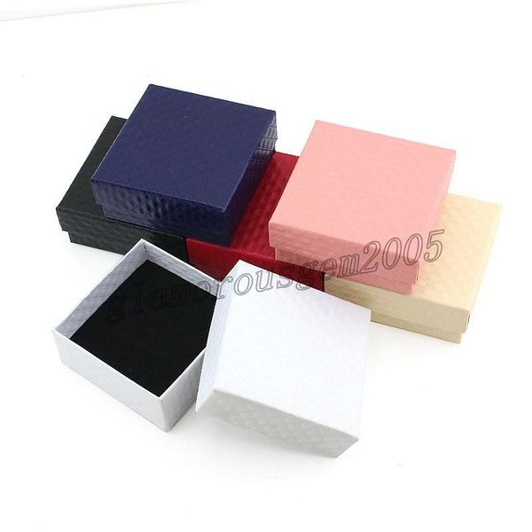 

necklace ring jewelry packaging fashion multi-purpose box earrings jewelry boxes gift case princess european style 6 color, Black;white