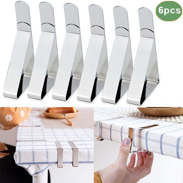 

Pcs/Set Tablecloth Clip Stainless Steel Adjustable Table Cover Holder For Home Wedding Party Picnic Clamp Tools @LS Bag Clips