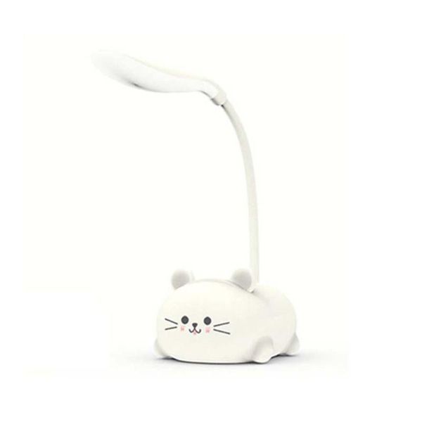 

table lamps cartoon cute pet cat lamp night light usb rechargeable led child eye protection warm white desk