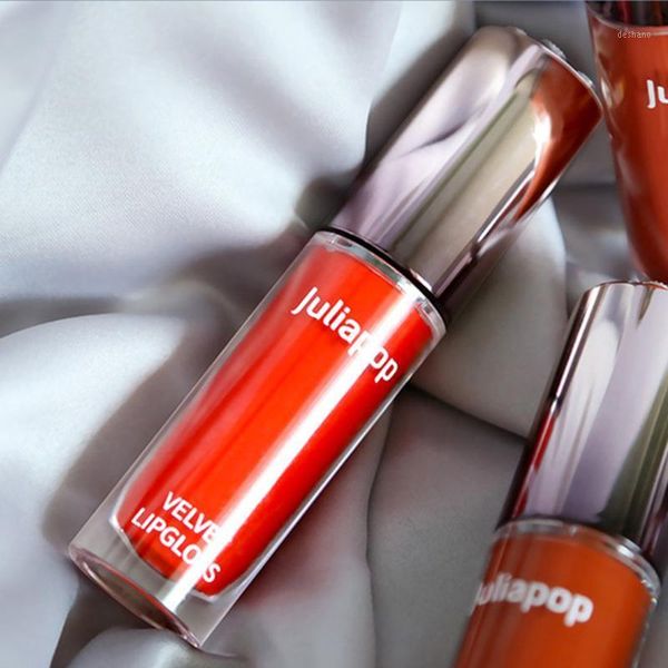 

non-stick matte lip glaze waterproof long lasting light velvet soft fog lipstick manude gloss pigments makeup tslm21